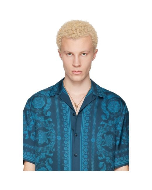 Versace Metallic Medusa Rolo Chain Necklace for men