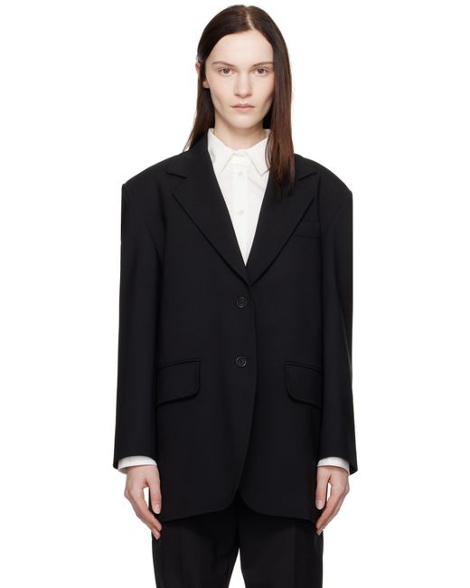 Max Mara ブラック Suez テーラードジャケット Black