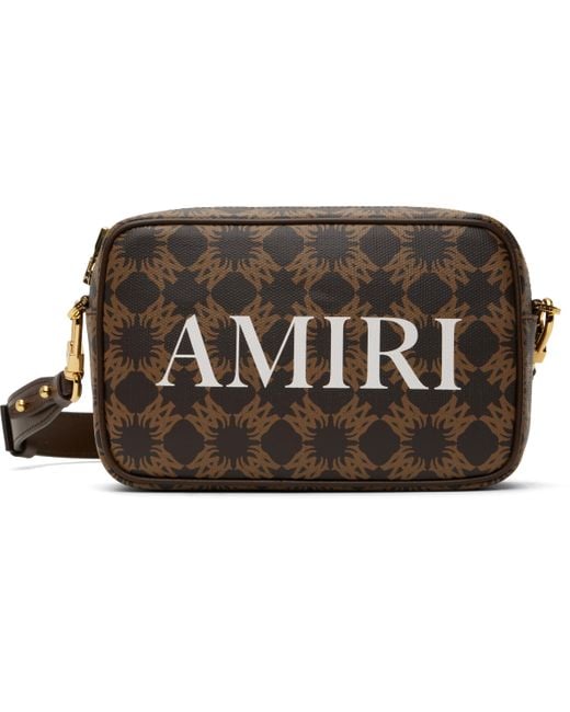 メンズ Amiri ブラウン Ma Quad カメラバッグ Black