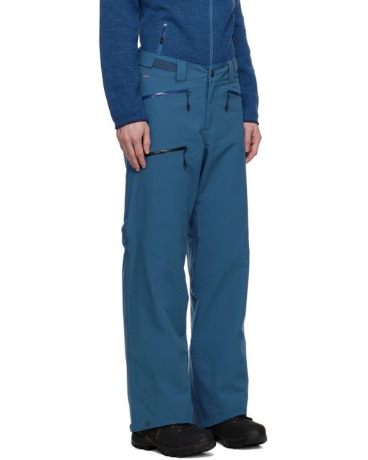 Mammut Blue Stoney Hs Thermo Track Pants for men