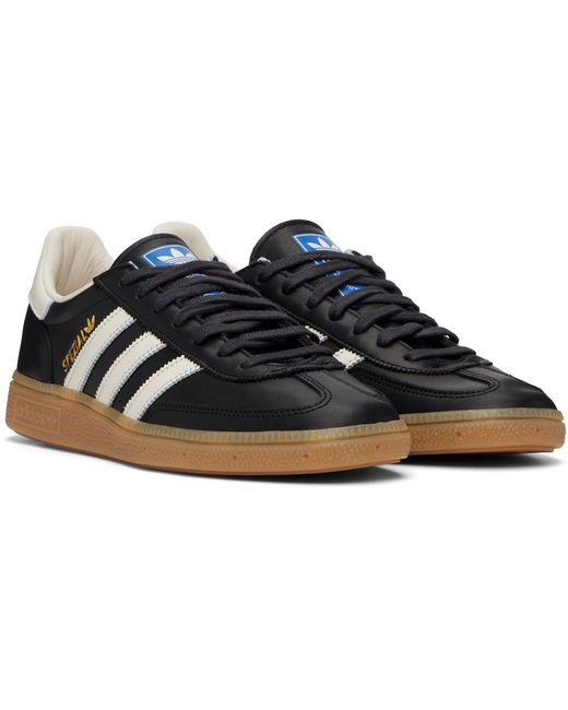 Adidas Originals Black Handball Spezial Mig Sneakers for men