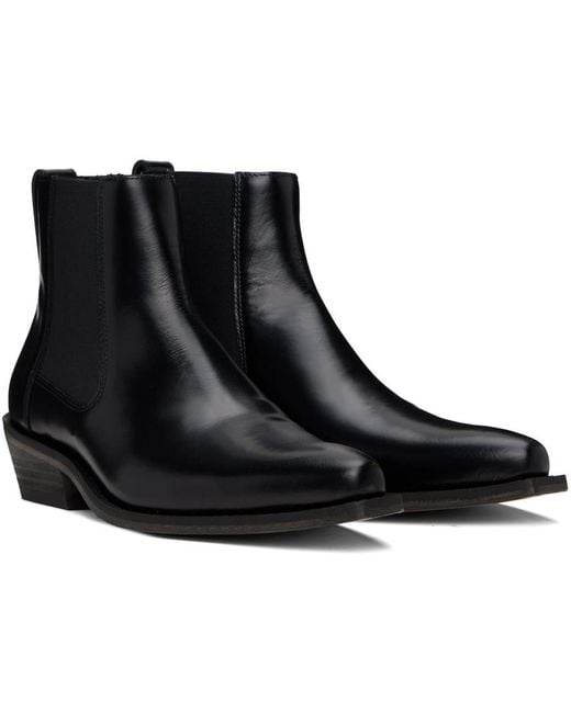 Our Legacy Black Cyphre Chelsea Boots for men