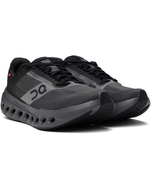 On Shoes Black Cloudsurfer Next Sneakers for men
