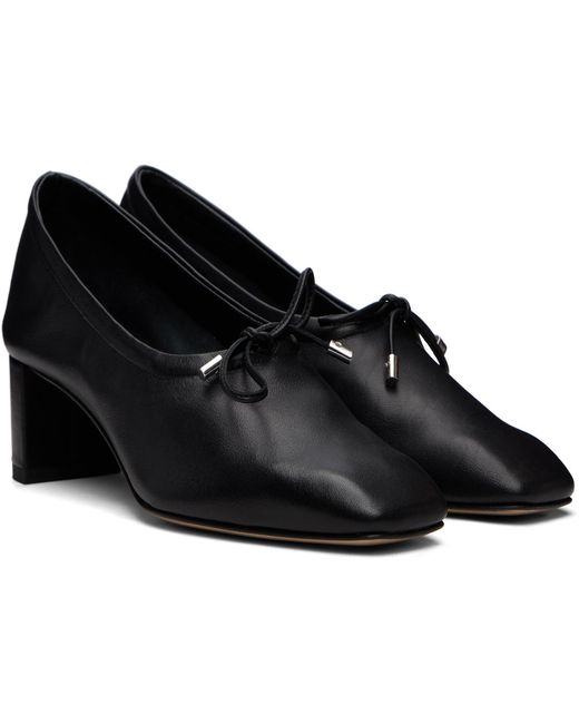 Aeyde Black Narissa Glove Heels