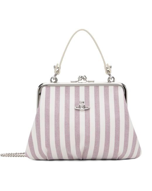 Vivienne Westwood Pink Burgundy & Granny Frame Bag
