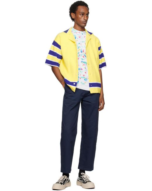 Marni Yellow Stripe Shirt for men