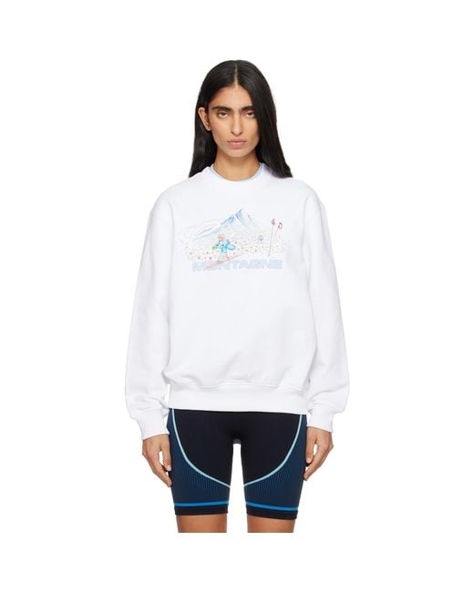 Casablanca White Ski Sweatshirt