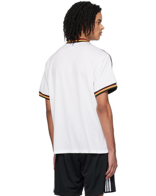 Adidas Originals White Football Jersey, for men