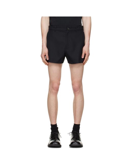 Louis-Gabriel Nouchi Black Suit Wool Shorts for men