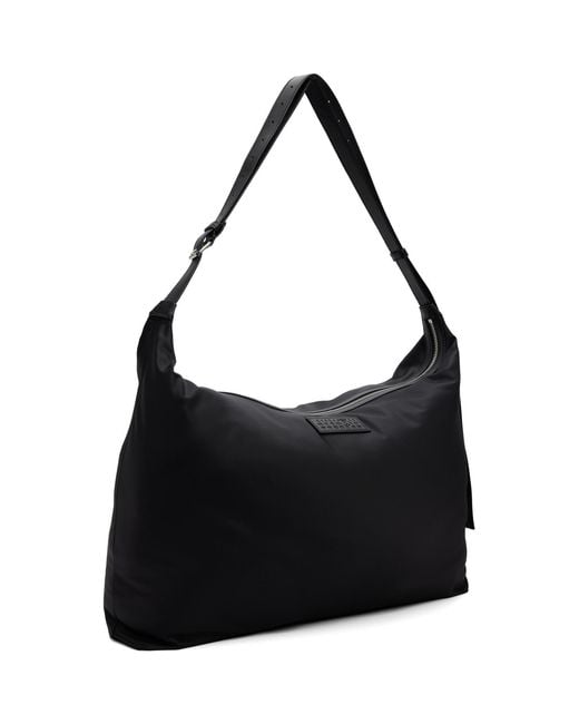 MM6 by Maison Margiela Black Nylon Twill Crossbody Bag for men