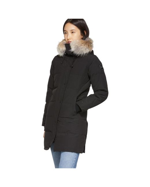 canada goose kinley parka black label