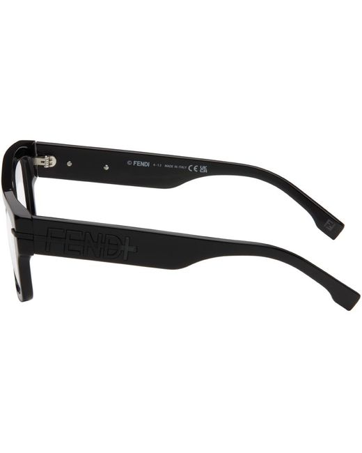 Fendi Black Graphy Glasses for men