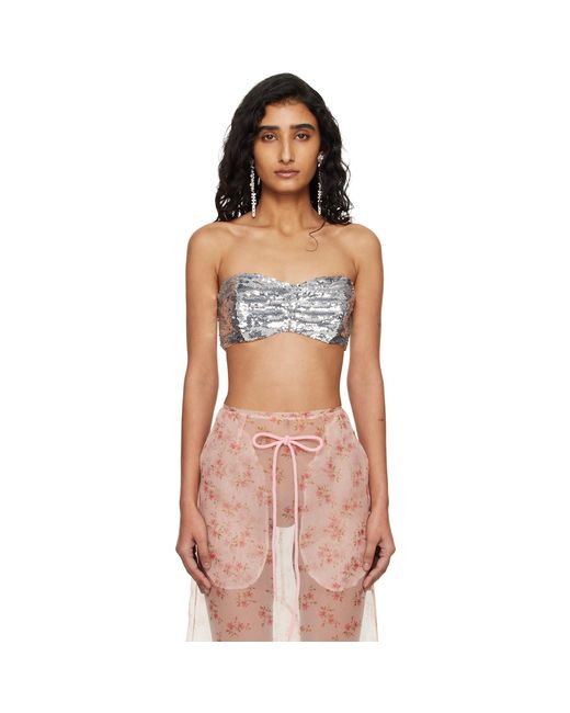 Simone Rocha Black Sculpt Bandeau Top