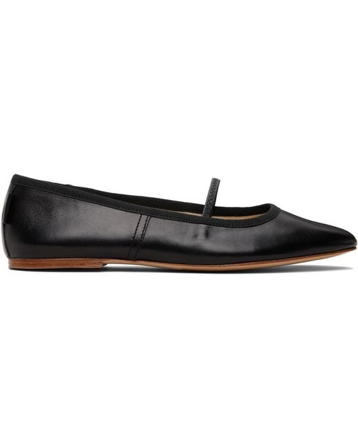 A.P.C. Black Swan Ballerina Flats