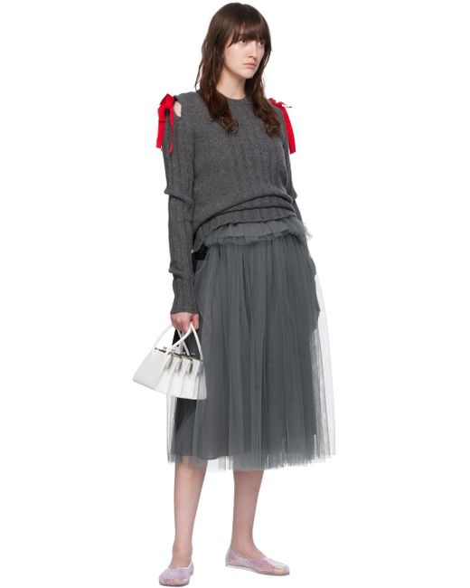 Molly Goddard グレー Ozzy セーター Black
