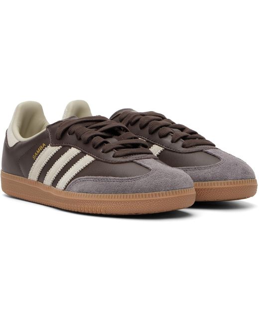 Adidas Originals Brown Samba Og Sneakers for men