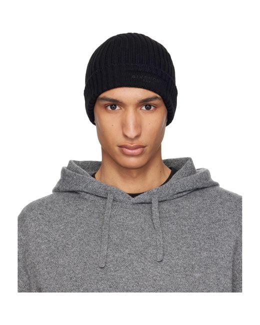 Givenchy Gray Wool Beanie for men