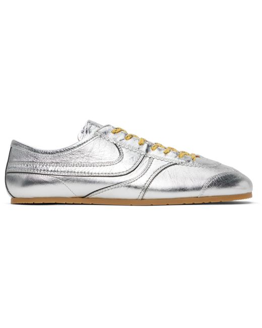 Dries Van Noten Black Leather Sneakers for men