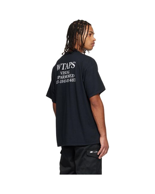 (w)taps Black Academy S/S T-Shirt for men