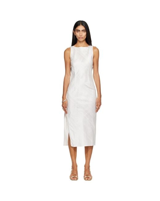 RESCHA White Ssense Exclusive Dharee Midi Dress