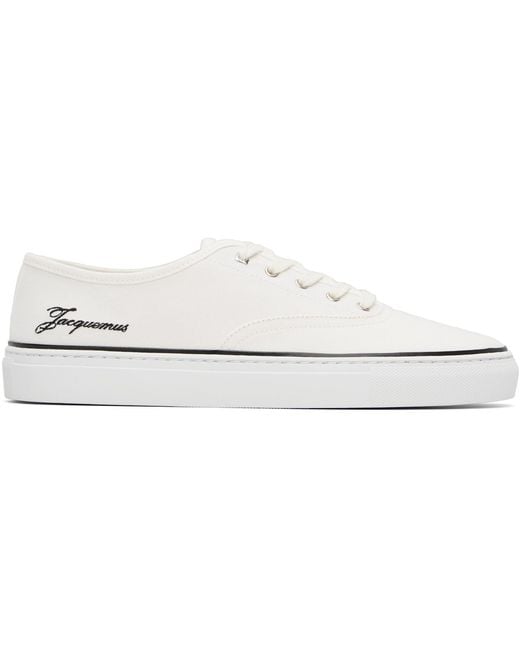 Jacquemus Black Off- 'The Féfé' Sneakers for men