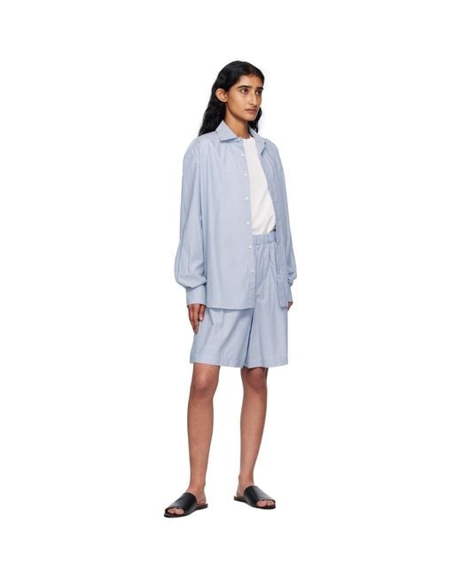 Baserange Blue Claude Shirt