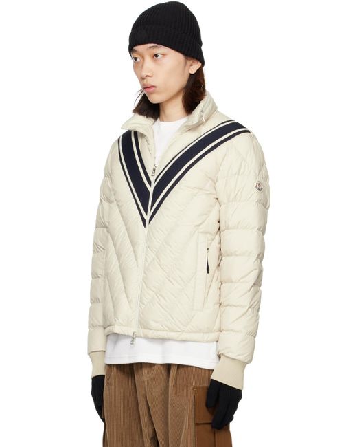 Moncler Natural Beige Barrot Down Jacket for men