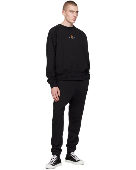 Vivienne Westwood Black Raglan Sweatshirt for men