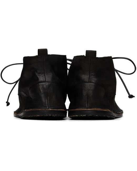 Marsèll Black Strasacco Desert Boots for men