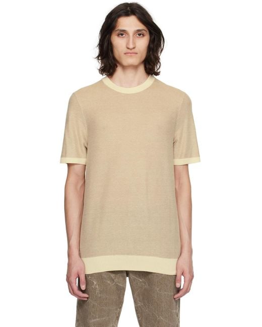 Boss Natural Off- Crewneck Sweater for men