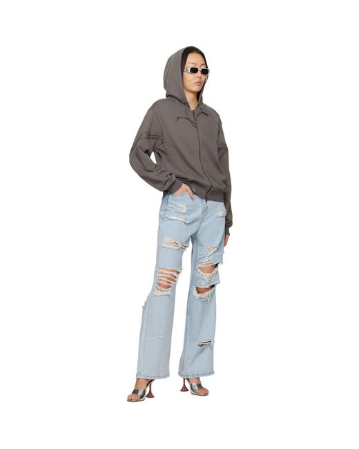 lesugiatelier Blue Distressed Jeans