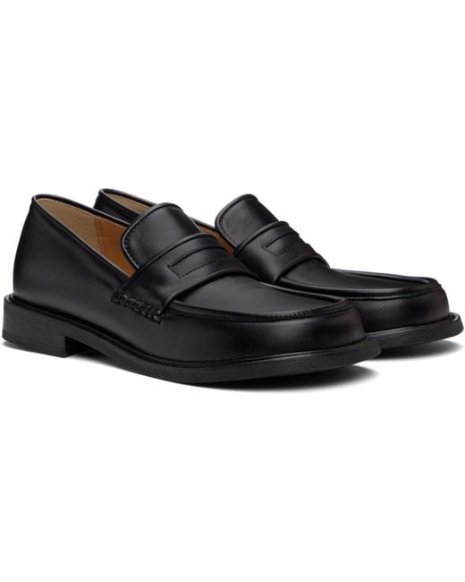 No Idea Black Wide Dough Loafers for men