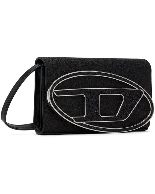DIESEL Black 1dr Wallet Strap Bag