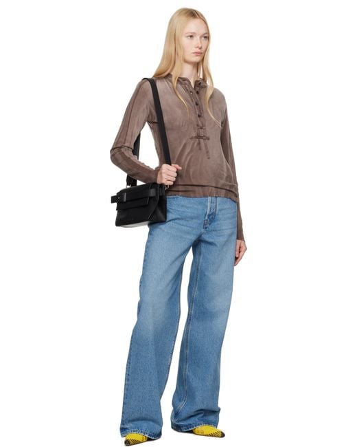 Jacquemus Black La Casa 'The Capri Messenger' Clutch
