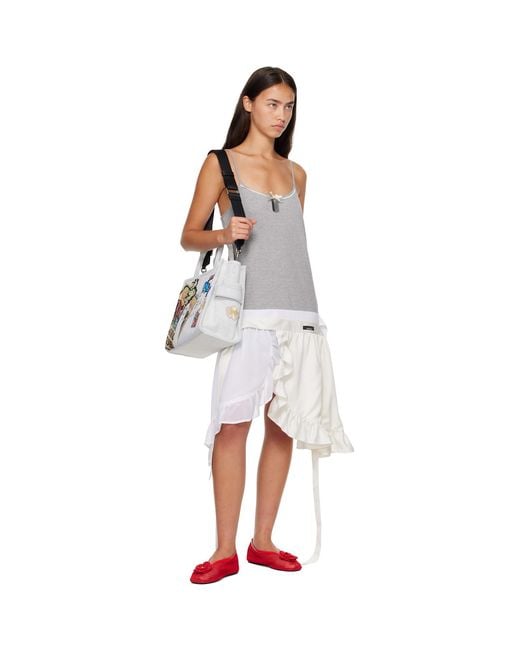 Marc Jacobs Blue 'The Camp Patchwork' Denim Medium Tote