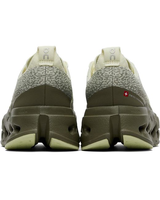 On Shoes Black Khaki Cloudsurfer Max Sneakers