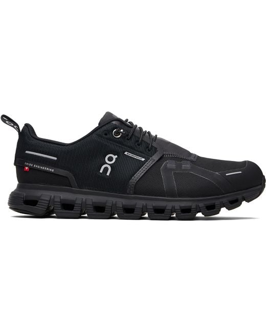 On Shoes Black Cloud 6 Waterproof Sneakers for men