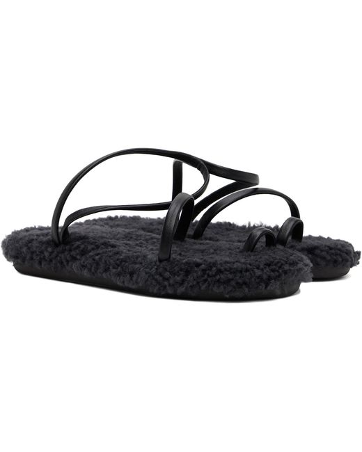 Ancient Greek Sandals Black Eleftheria Sandals