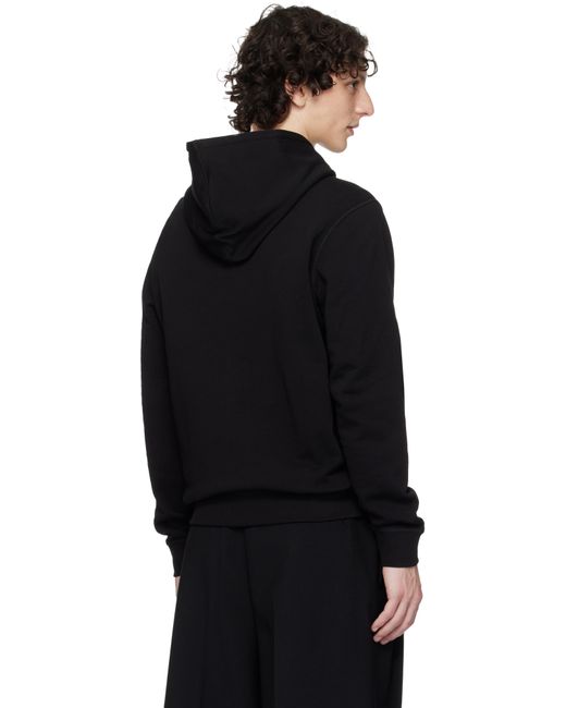 Boss Black Regular-Fit Logo Patch Hoodie for men