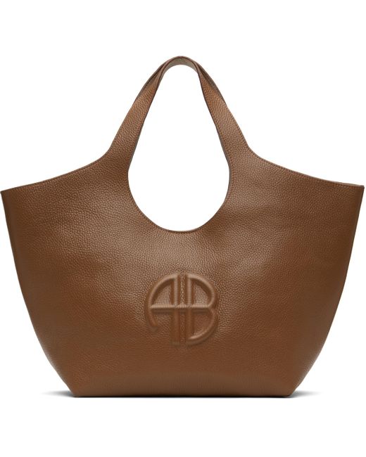 Anine Bing Brown Medium Lili Tote