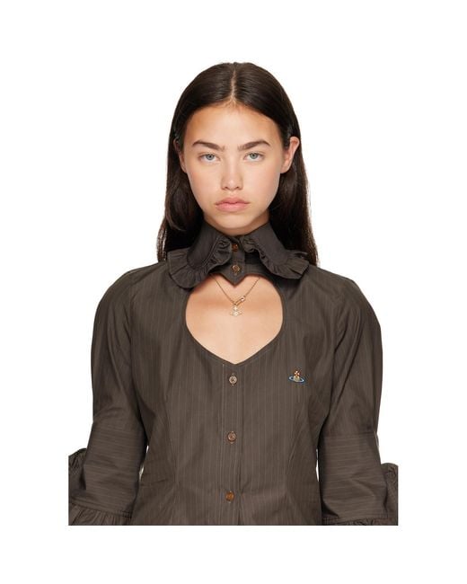 Vivienne Westwood Metallic Lucrece Pendant Necklace