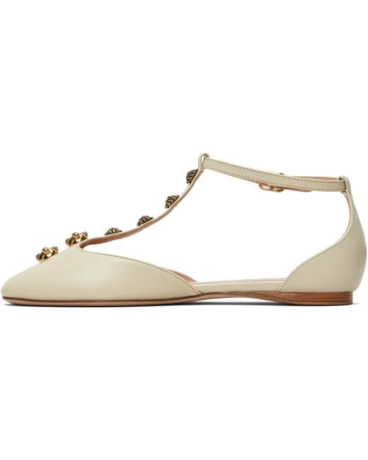 Chloé Black Off- Celeste Ballerina Flats