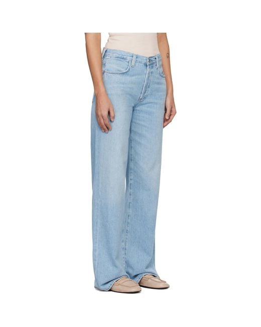 Citizens of Humanity Blue Annina Straight Leg Jeans