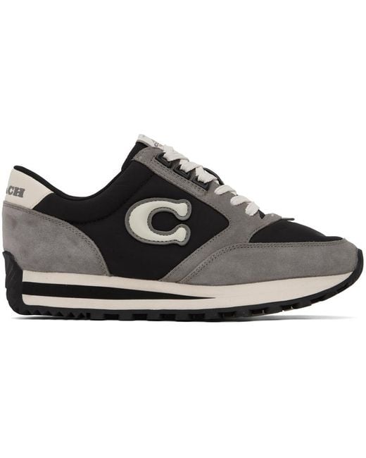 COACH Black Runner Sneakers for men