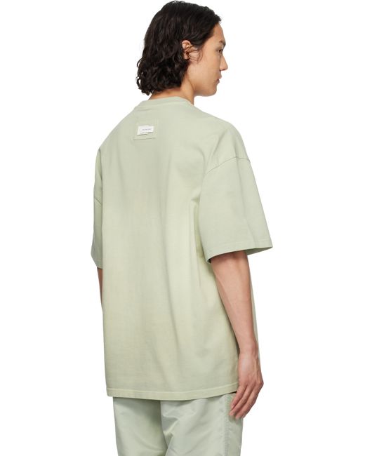 Feng Chen Wang Green Tie Dye T-Shirt for men