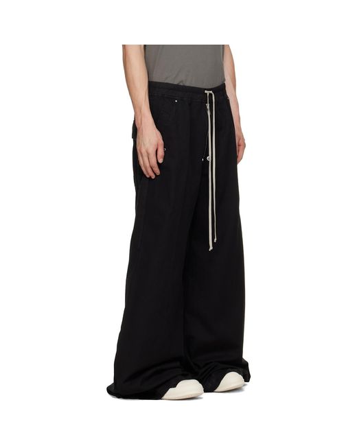 Rick Owens Black Tower Geth Belas Trousers for men