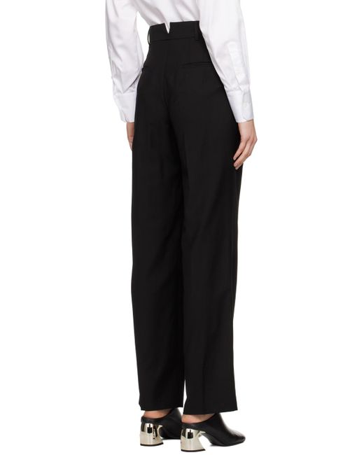Frankie Shop Black Gelso Trousers