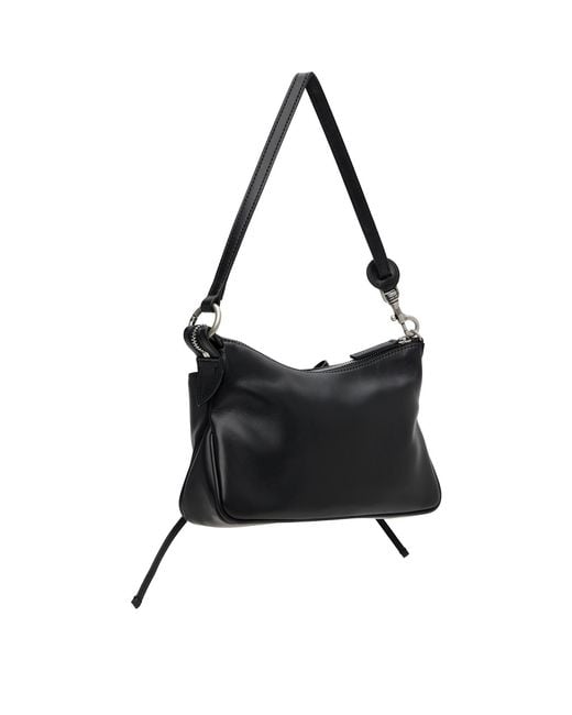 MARGE SHERWOOD Black Ribbon Pochette Bag
