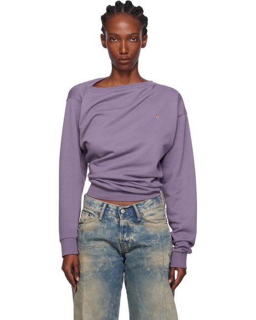 Vivienne Westwood Purple Hebo Sweatshirt