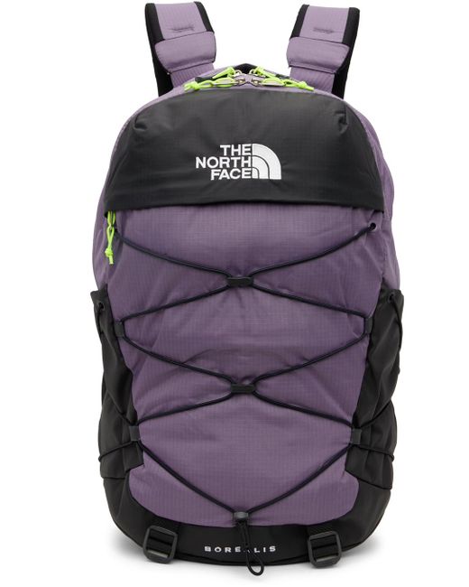 The North Face Purple & Black Borealis Backpack for men